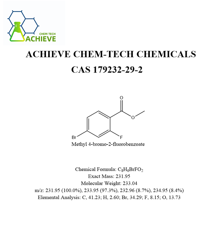 Metil 4-bromo-2-florobenzoat CAS 179232-29-2