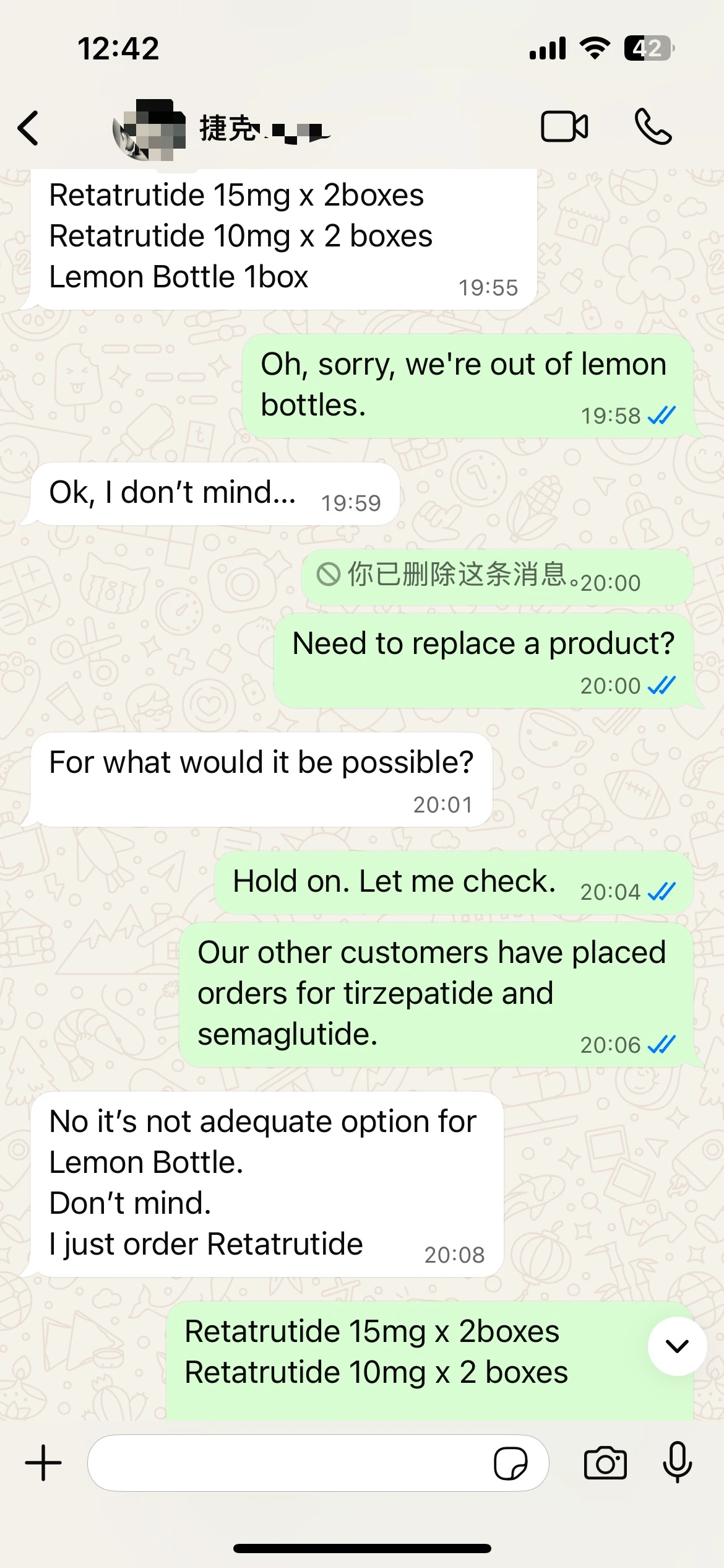 Retatrutide 10mg&15mg Retatrutide 10mg&15mg