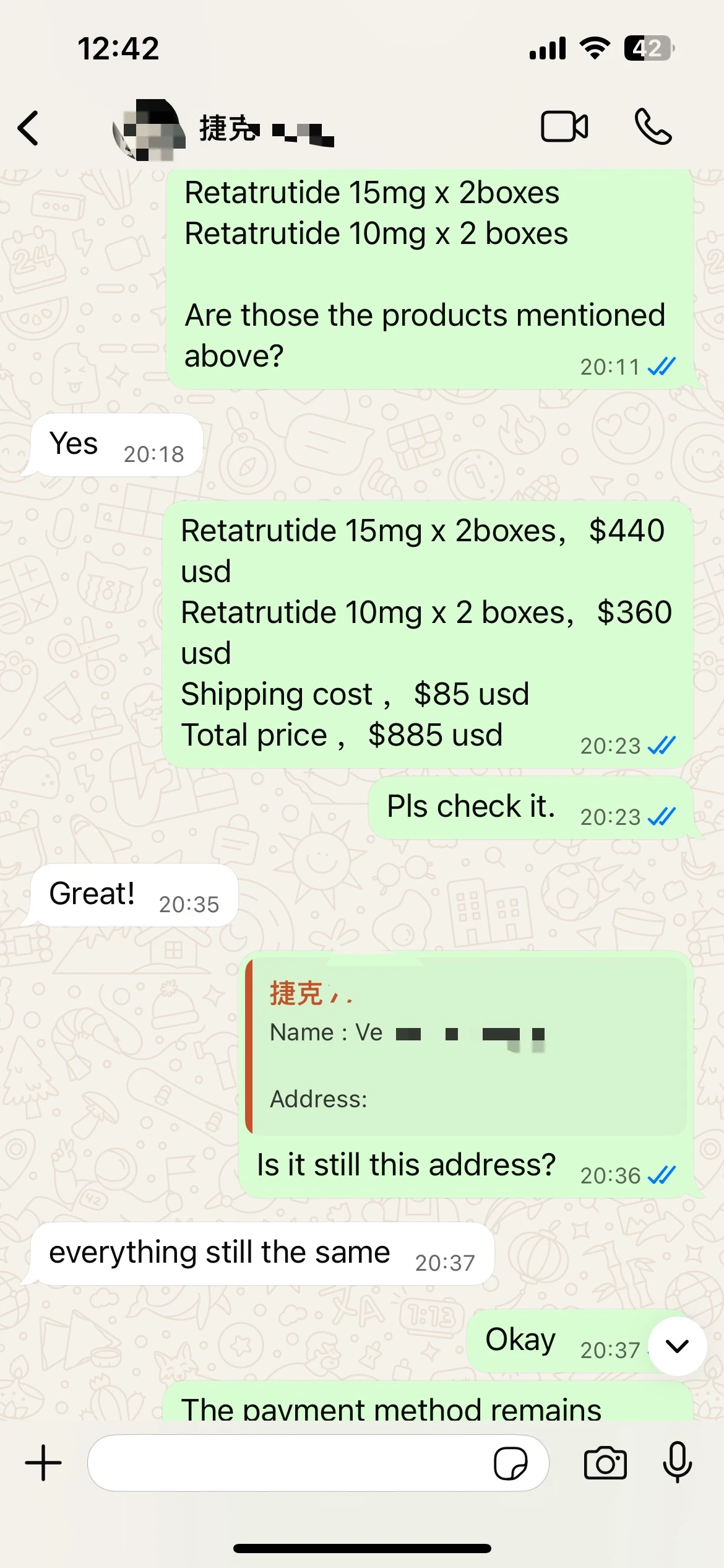 Retatrutide 10mg&15mg Retatrutide 10mg&15mg