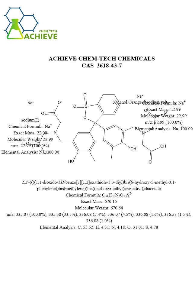 Ksillenol Turuncu Disodyum Tuz CAS 3618-43-7
